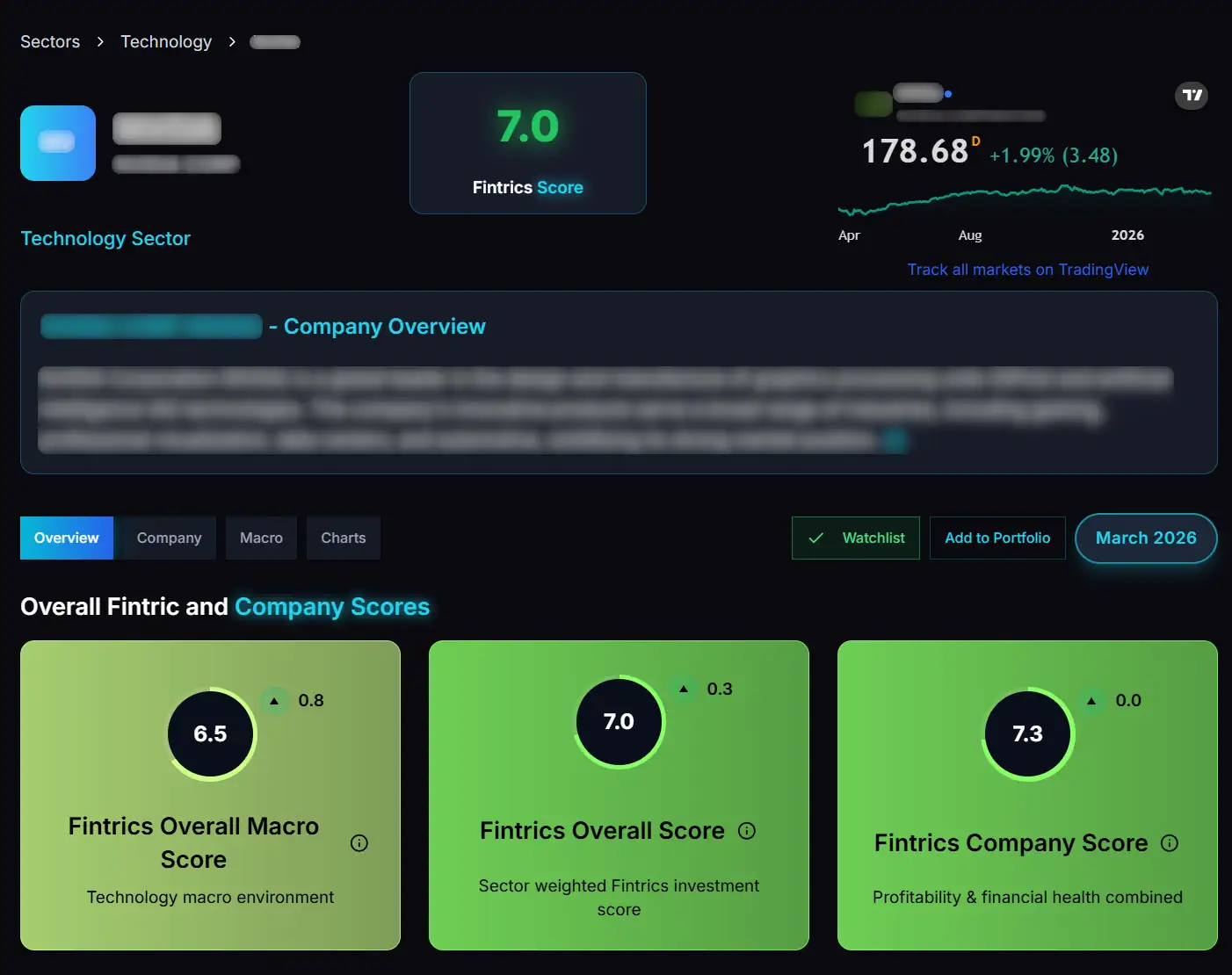 Fintrics company overview report preview
